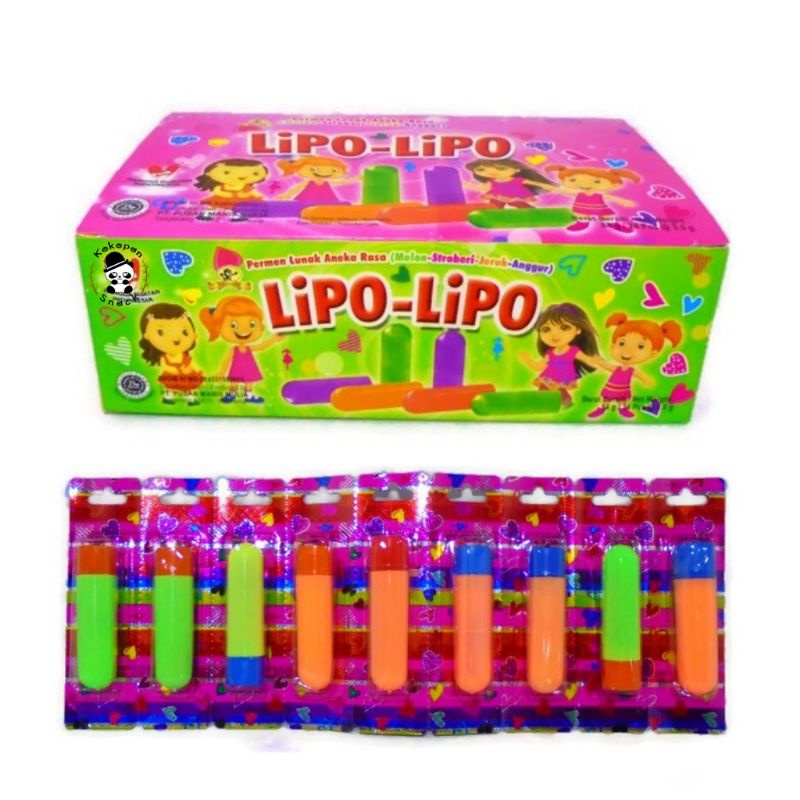 Lipo Lipo Permen Lunak Box isi 24 pcs