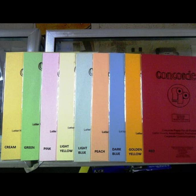 

Kertas Concorde 90 gr A4 warna
