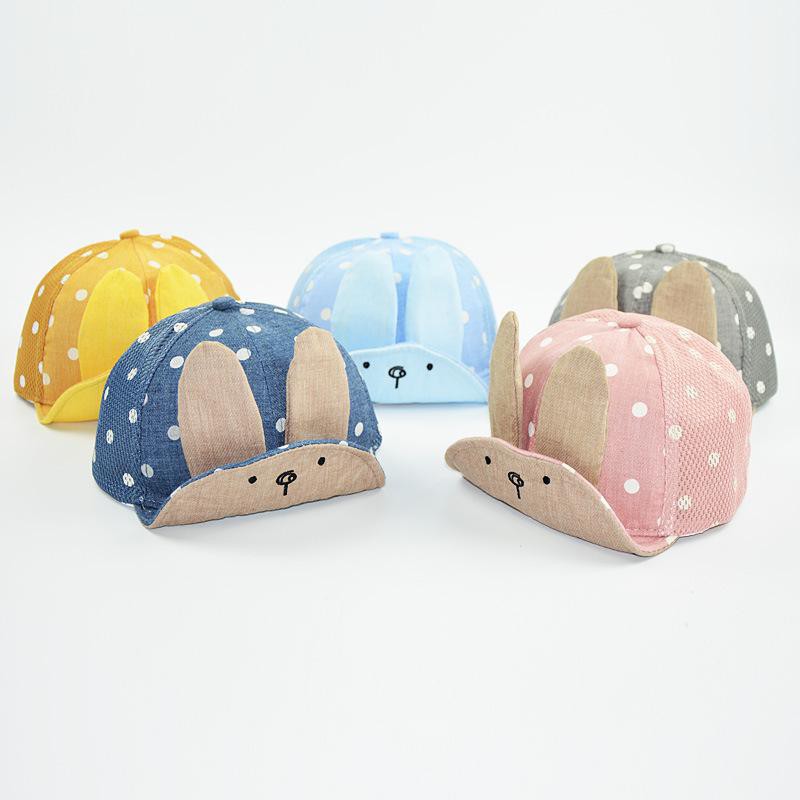 Topi Anak Rabbit | Hat Bunnie Polka