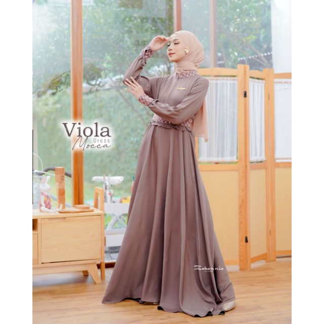 VIOLA DRESS • NON SET HIJAB BY ZABANNIA