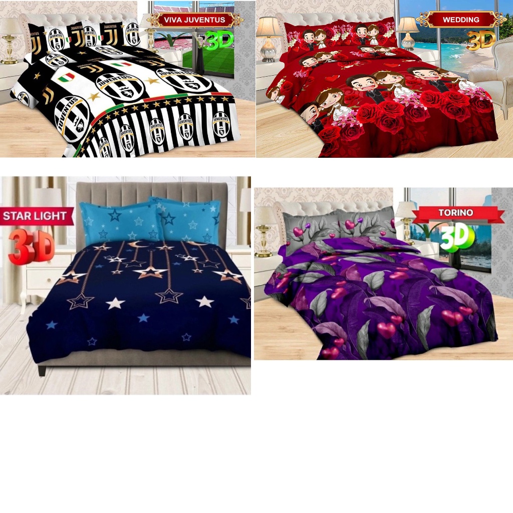 Sprei Bonita Ukuran 160 X 200 Queen B2 Berbagai Motif