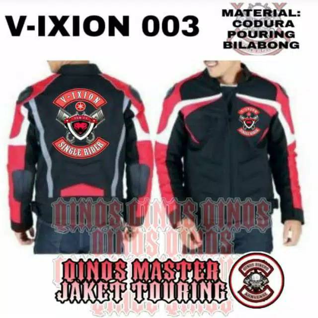 Jaket Vixion Full Protector Jaket Touring Vixion Jaket Motor Touring Jaket Bahan Cordura