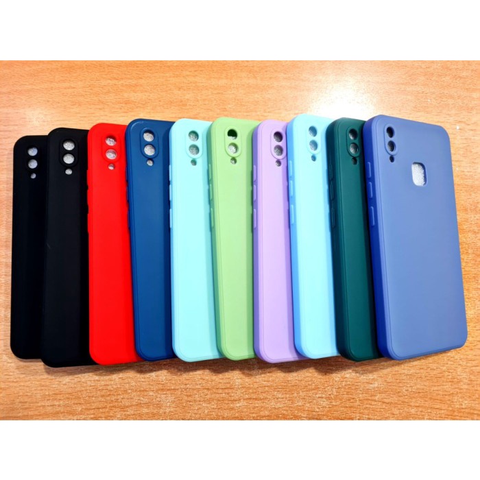 Softcase Realme C21Y / C25Y / C3  Warna Warni Macaron 2.0mm Protector Camera