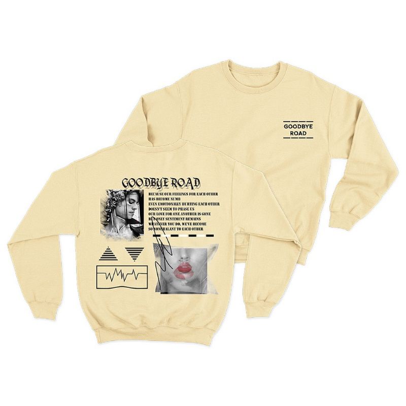 Sweater crewneck unisex (Good bye road)