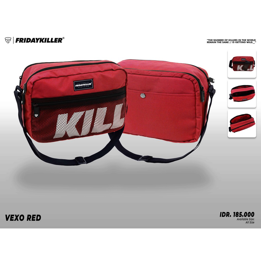 TAS SELEMPANG / SLINGBAG | VEXO RED