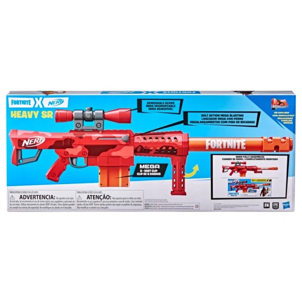 Jual NERF Fortnite Heavy SR Blaster 