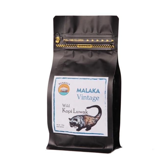 

Big Sale Fresh Roast 100% murni Kopi Luwak Vintage Malaka 120g Robusta Sumatra Big Sale