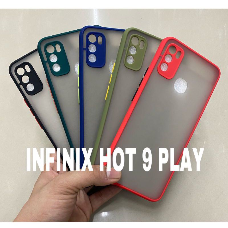 SLIKON  MAYCUS CASING SKIN HANDPHONE. INFINIX HOT 9PLAY