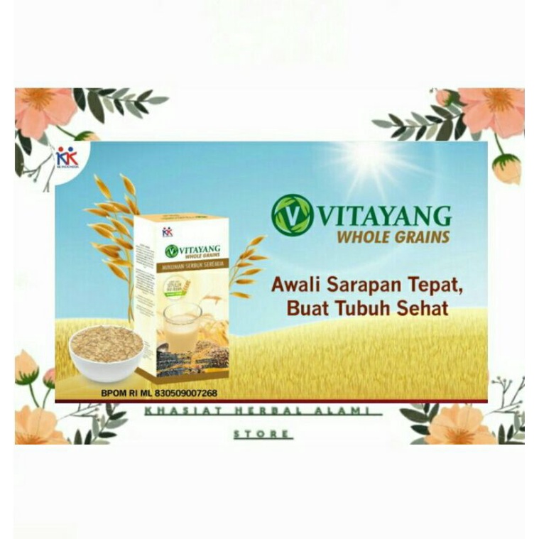 

Minuman Serbuk Serealia Nutrisi Kesehatan Tubuh Vitayang Whole Grains (isi 15 Sachet)