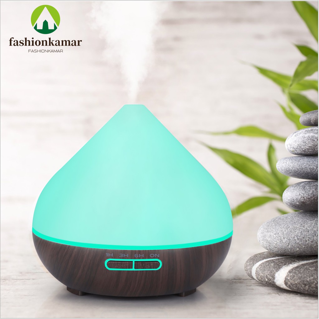 Humidifier Air 400ML Aromaterapi Difuser Model Pecah Dengan Remote (TIDAK FREE OIL)-2