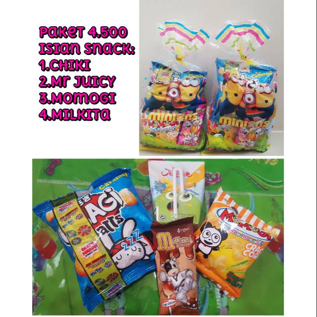 Souvenir Snack ulang  tahun  anak  Bingkisan  Ulang  tahun  