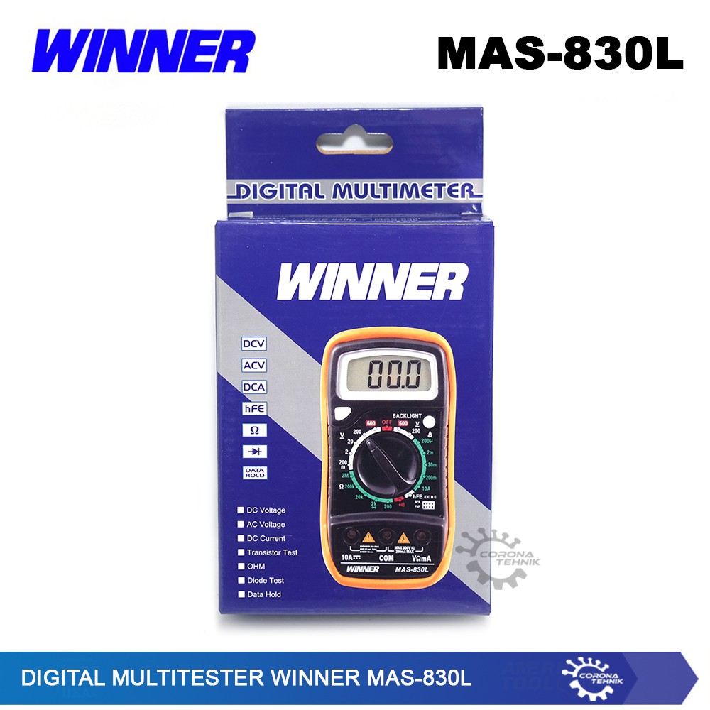 Digital Multitester Winner MAS-830L