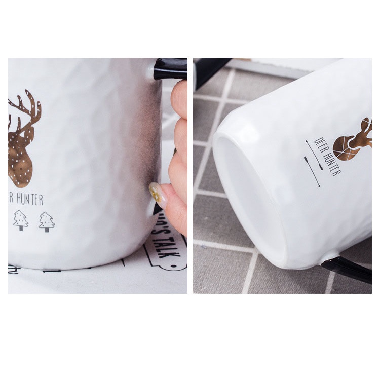 Ceramic Mug Deer Random / Gelas Keramik / Hampers Souvenir Kado