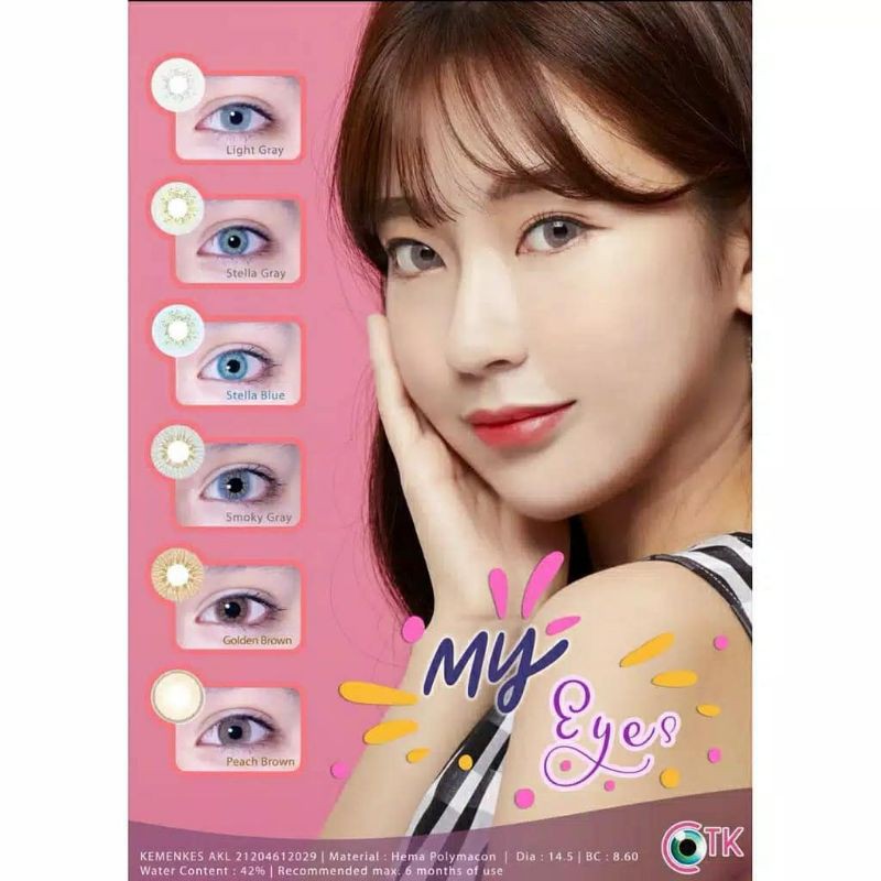 softlens MY EYES/soflens normal my eyes/MY EYES ORIGINAL PLANO