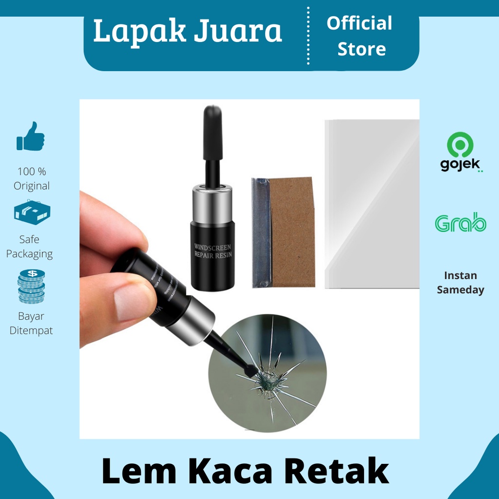 Lem Kaca Retak |  Reparasi Kaca Mobil Retak | Alat Reparasi Kaca Mobil | Alat Reparasi Kaca retak