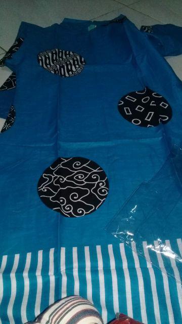 Terlaris Serut Genes Jelita Tunic Navbor Yelbor Whitbor Creambor Tunik Batik Modern Hrb030 Dolbi Dob