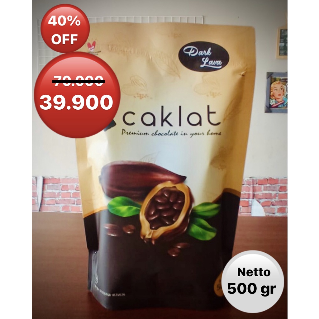 

Caklat - Dark Lava Chocolate Bubuk Minuman Premium Coklat Cocoa Powder (500gram)