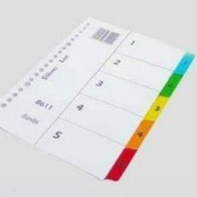 

Divider Bantex 8611 A5 5 Pages