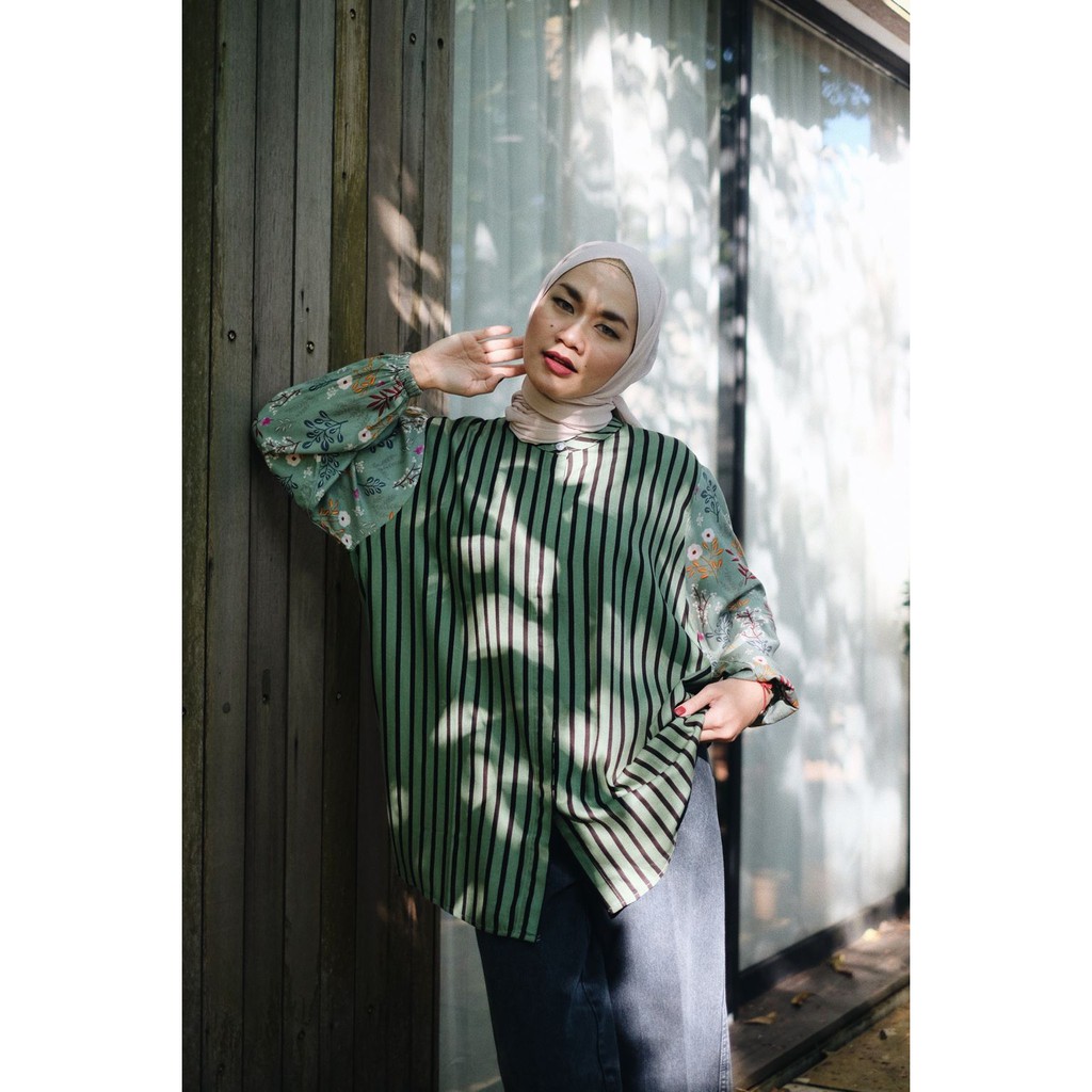TITIPAN MBAK ARMA MIyasa Green Snowdrop dan HL Burgundy S by Kalani Label