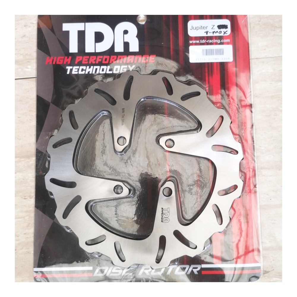 PIRINGAN DEPAN TDR MX NEW 135-JUPITER-VEGA-FIZRNOUVO-XRIDE 115 DISK CAKRAM DEPAN TDR RACING 220MM