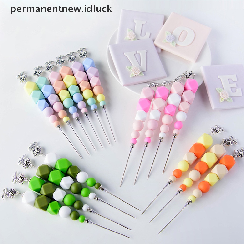 (luckypermanentnew) Alat Pencampur Fondant / Icing / Biskuit / Kue Kering 3D Untuk Baking