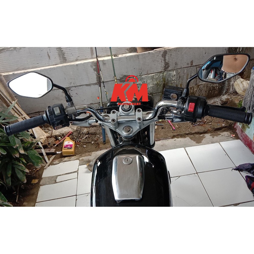 Handgrip Motor Yoshimura Variasi Hitam Polos