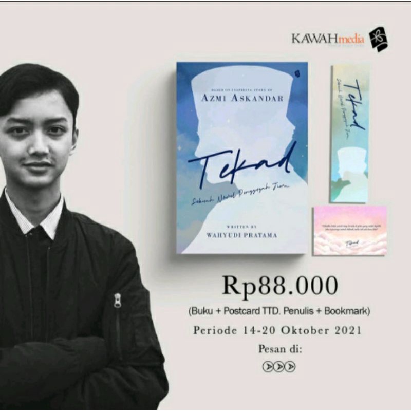 TEKAD,Sebuah Novel Penggugah Jiwa + TTD - AZMI ASKANDAR (ORIGINAL 100℅)