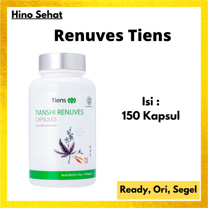 Renuves Tiens Original - Obat Mata Minus - Tiens Renuves Kapsul