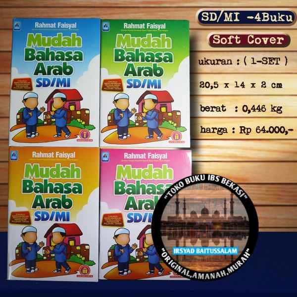 [ 1 SET = 4 Buku ] Mudah Bahasa Arab SD - MI - Pustaka Arafah - TokoBukuibs