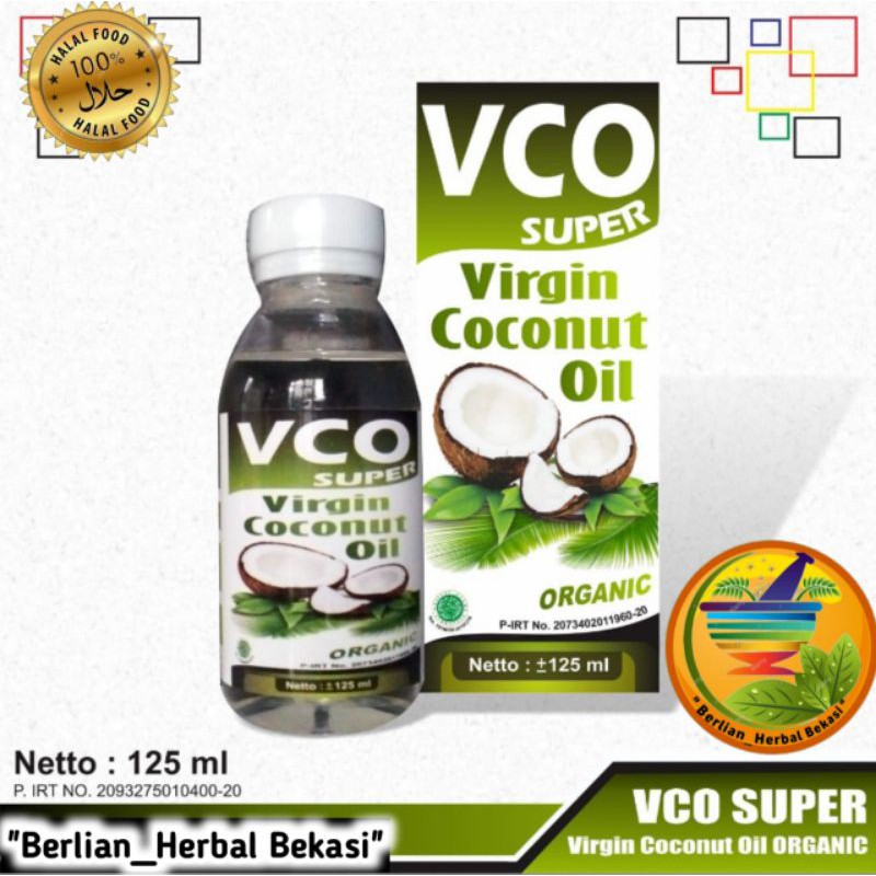 

Virgin Coconut Oil Super Organic VCO 125 ml Original