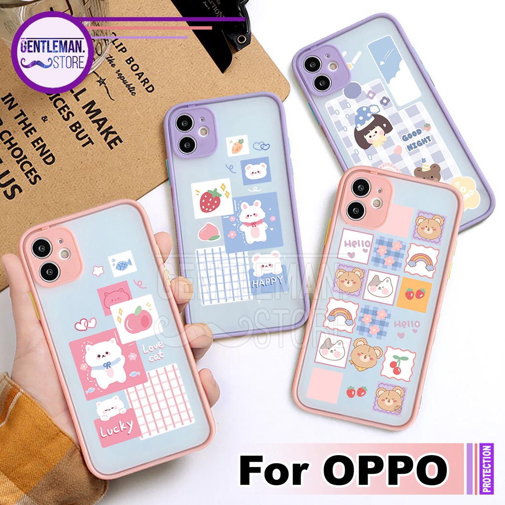 CASE PROTECTION PRINT OPPO A11K 2020 A11S A12 A15 2020 A15S A16 2021 A1K 2019 A31 2020 A33 2020 A3S A5 2020 A52 2020 A53 2020 A54 4G A5S A7 2018 A74 4G A74 5G A9 2020 A92 2020 A95 4G F9