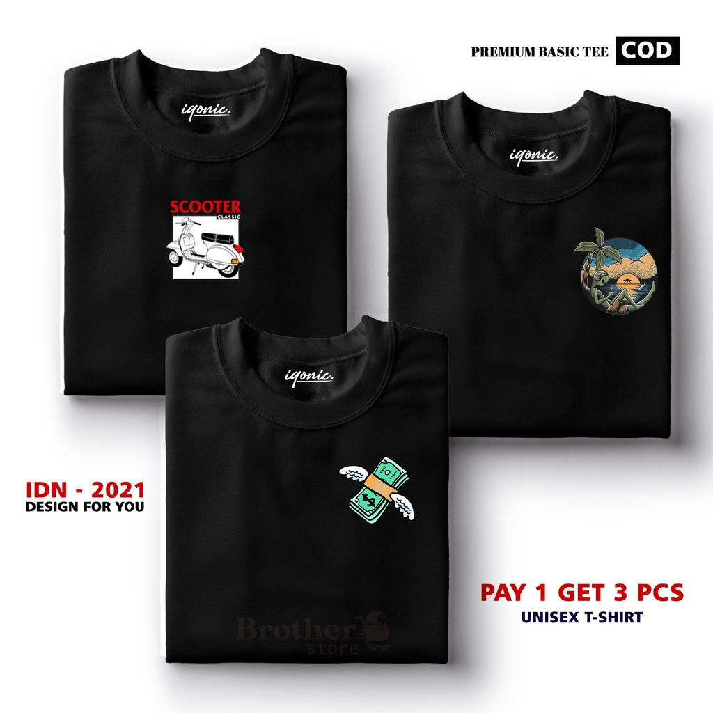 BUY 1 GET 3 PCS ( PROMO COD ) BROTHER STORE / Kaos Distro100% Catoon Combed 24s / ArticelSPM