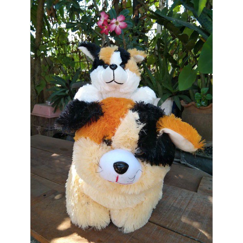 boneka kucing kakak Xl  adik S