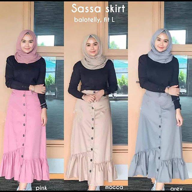SASA SKIRT - ROK PANJANG BALOTELLI // SASSA SKIRT // ROK MURAH