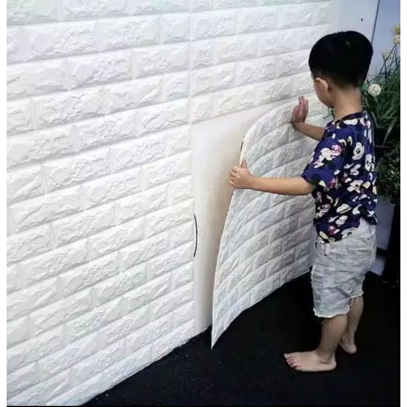 WALLPAPER DINDING FOAM 3D/BAYAR DITEMPAT/MEDAN-1