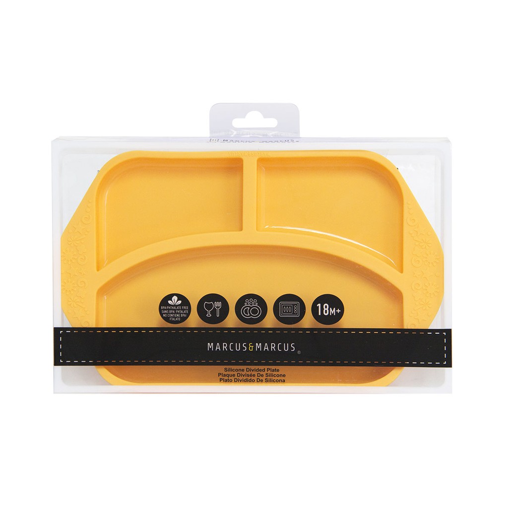Marcus and Marcus Silicone Divided Plate - Tempat Makan Anak