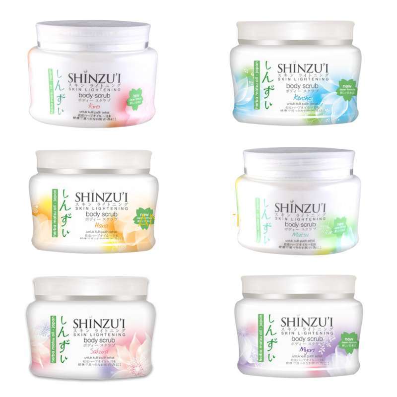 SHINZUI Skin Lightening Body Scrub 200gr | Lulur Badan