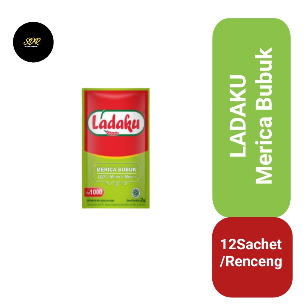 

Ladaku Merica Bubuk [4gr x 12 sachet] 1 Renceng