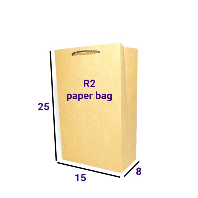 

PAPER BAG WAFER # PAPER BAG COKLAT POLOS CUSTOM UKURAN 15X8X25 PAPER BAG KADO PAPER BAG SOUVENIR