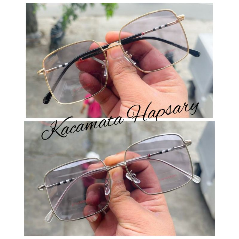 FRAME KACAMATA PHOTOCROMIC ( NORMAL ) | KACAMATA WANITA 9691 | KACAMATA FASHION &amp; ANTI UV