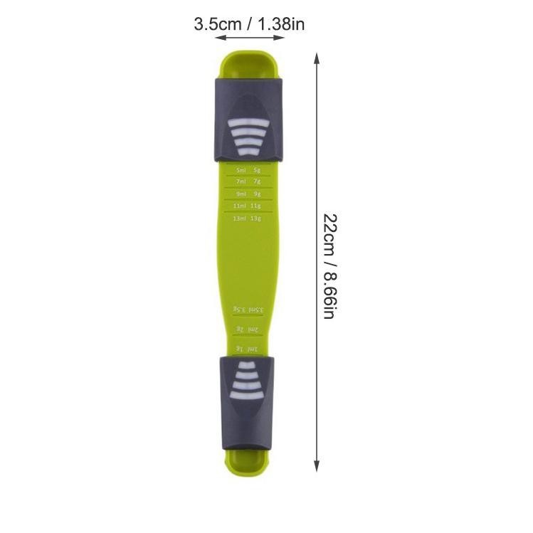 SENDOK TAKAR GESER SENDOK TAKAR KOPI GULA SENDOK SERBAGUNA SLIDING MEASURING SPOON