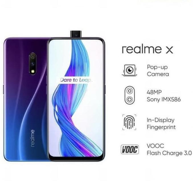 TERMURAH Realme X Ram 8gb Internal 128gb - Biru READY STOCK