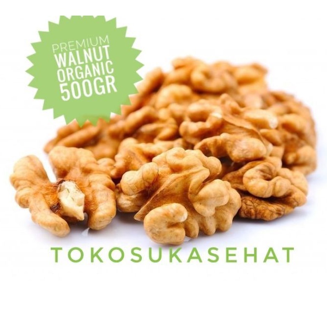 

PREMIUM WALNUT ORGANIC -500gr (Kacang Wallnut Organik) Cemilan Snack Sehat Sukasehat