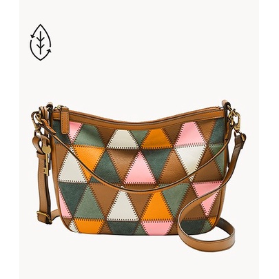 TAS FOSSIL JOLIE CROSSBODY TAN LIGHT PATCHWORK ZB1696195