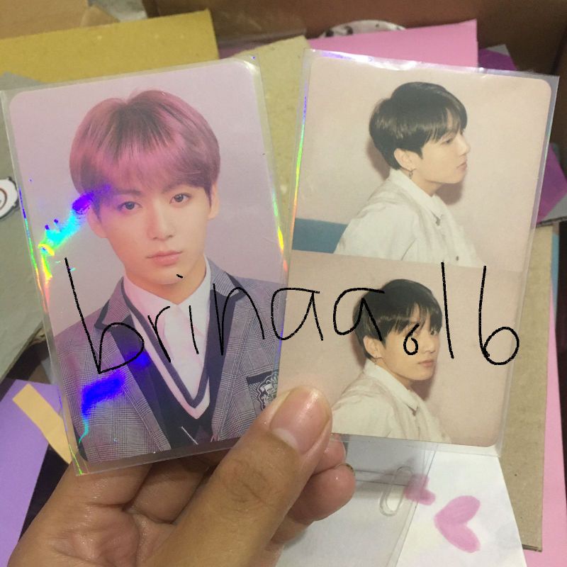 PHOTOCARD JUNGKOOK ANSWER L - PHOTOCARD JUNGKOOK PERSONA 1 - JK OSIS - PC JK PERSONA 1 -  JK PC - JU