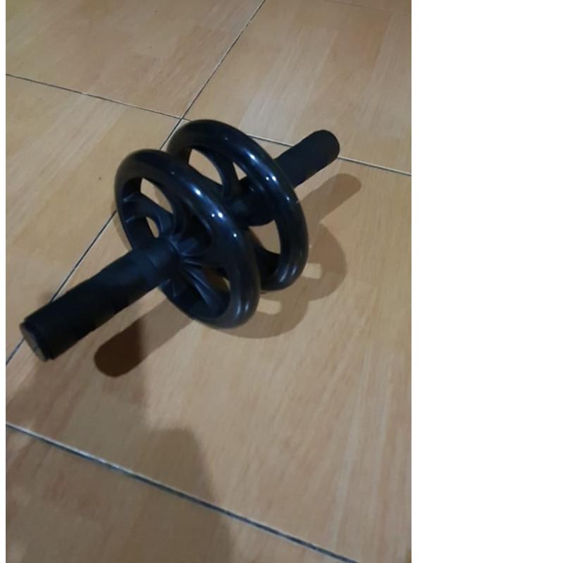 ☆ Alat Olahraga Pengecil Perut Alat Fitnes AB Roller AB Wheel Roller ♗