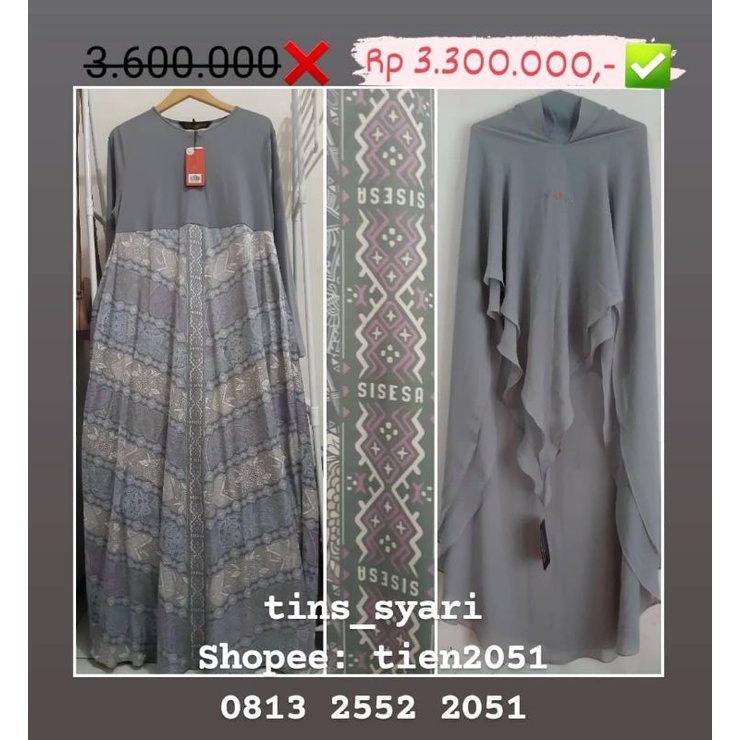 Sisesa dress set taqy grey
