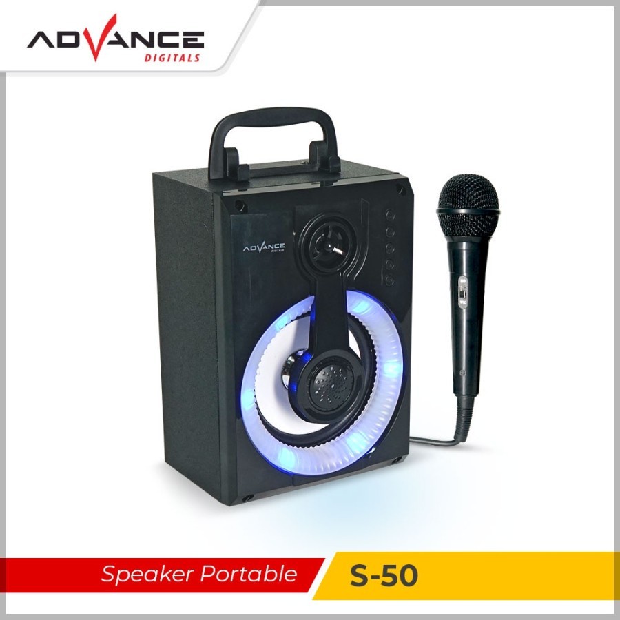 Speaker Advance Bluetooth Music Box &amp; Karaoke S-50 4inch / S50