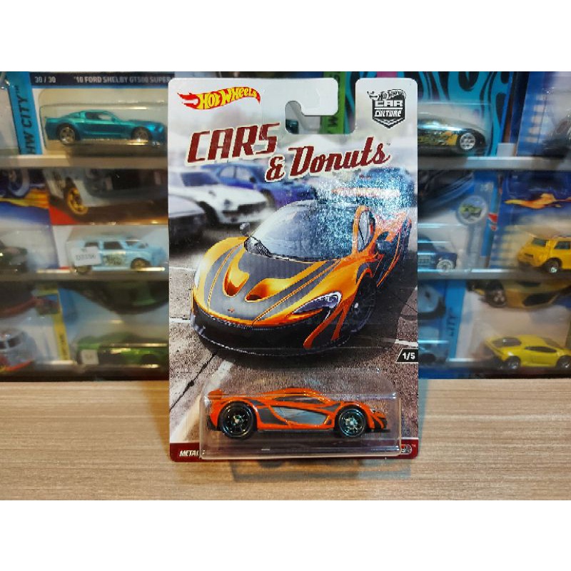 HOT WHEELS McLAREN P1 - CAR &amp; DONUTS - BUBBLE NOT MINT