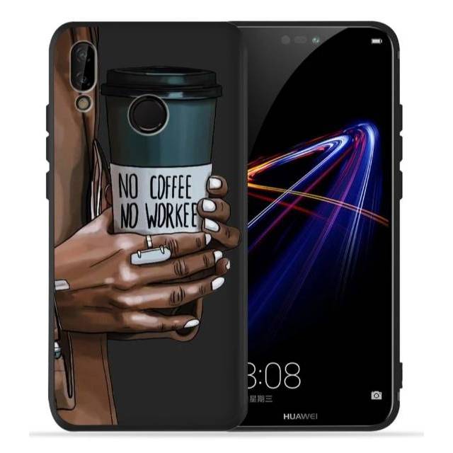 Softcase black Model Girl XIAOMI REDMI 3S/4A/4X/5A/6/7/7A/K20/K20PRO/NOTE 4X/7/ 8/ 8PRO/MI PLAY